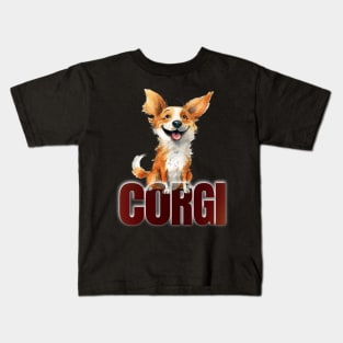 Funny Corgi Dog Corgi Lovers Gift Kids T-Shirt